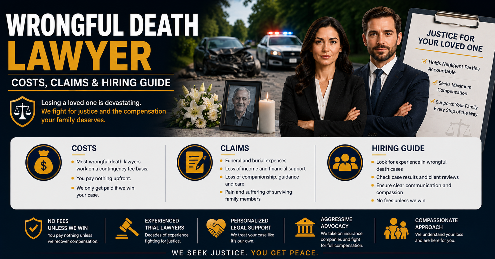 Wrongful death lawyer cost